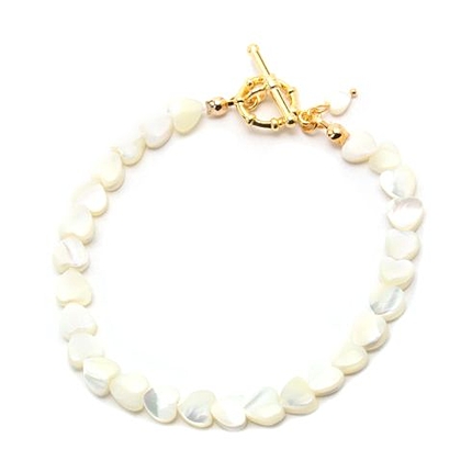 ハートシェルブレスアクセサリー