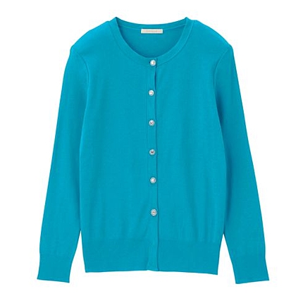 ビジューコットンカーディガン