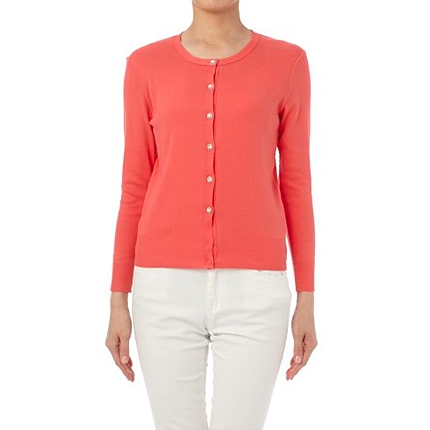 ビジューコットンカーディガン