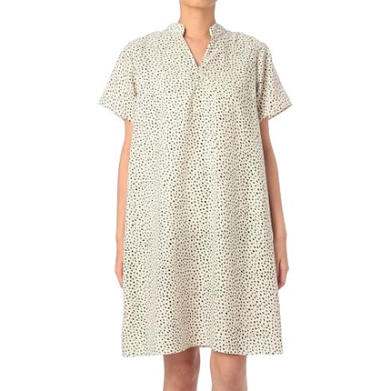 ドット柄ワンピース