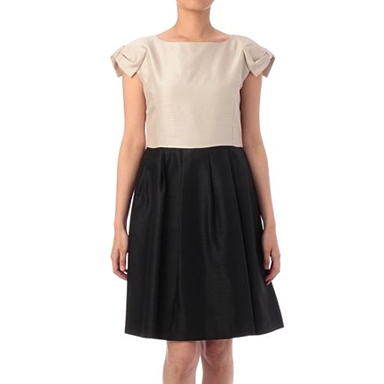 バイカラーシャンタンワンピース