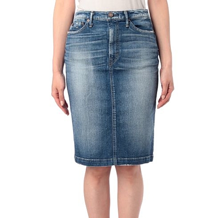 ストレッチデニムペンシルスカート