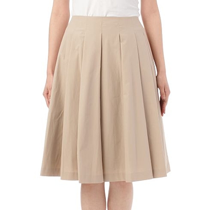 Aラインプリーツスカート
