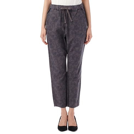 ボタニカルプリントパンツ