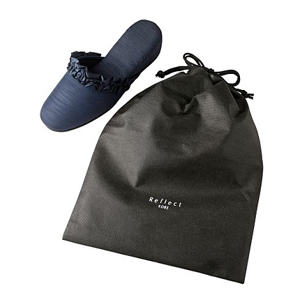 携帯袋つきサテンフリルパッスリ