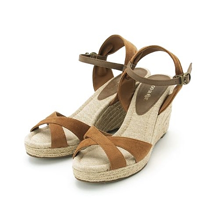 ジュートウェッジサンダル