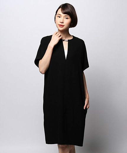 CREPESTRETCHMELドレス