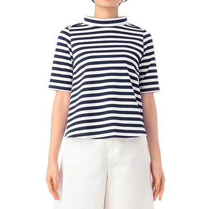 ハイネックポンチカットソー