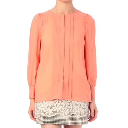 フロントタックデザインブラウス