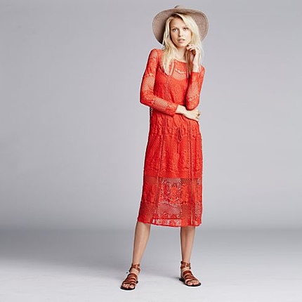 レースメッシュワンピース