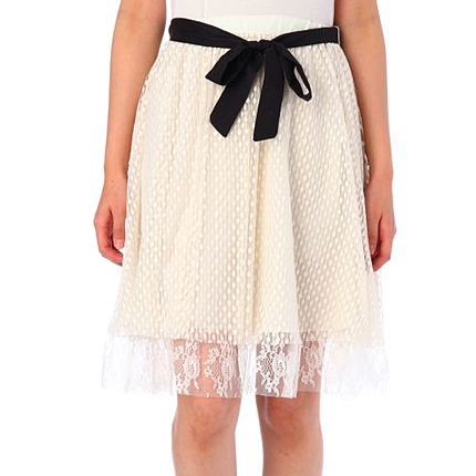 ONLY HEARTS リボン付きチュールスカート