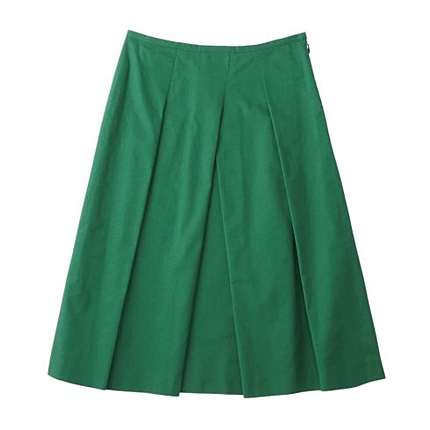 ミモレ丈プリーツスカート