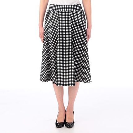 ミディ丈フレアスカート