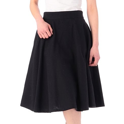 ミモレ丈フレアスカート