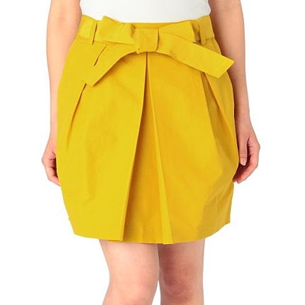 リボンベルトタックスカート