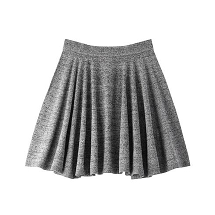 杢調フレアミニスカート