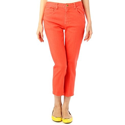 スリムフィットカラーパンツ