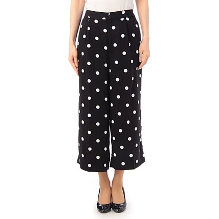 ミディードットパンツ