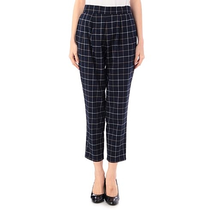 タックウィンドウペンチェック柄パンツ