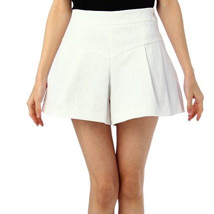 ガーベラ柄ジャカードショートパンツ