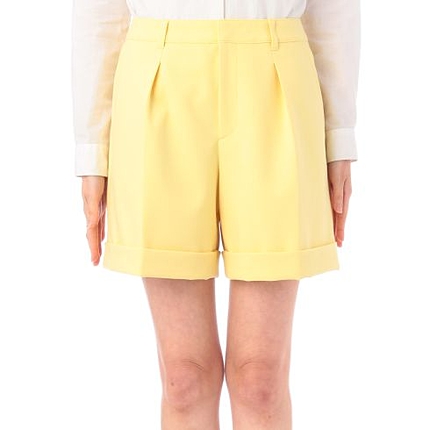 センタープレスストレッチショートパンツ