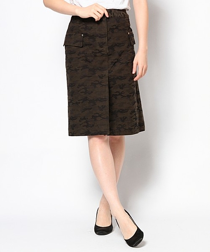 .カモフラジャガードスカート