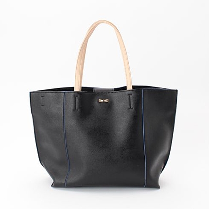 2WAY配色ビッグトートバッグ