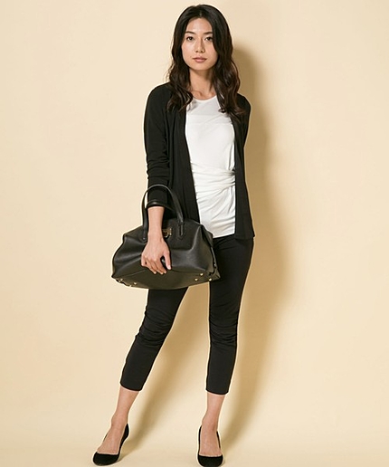 マットジャージーカーディガン