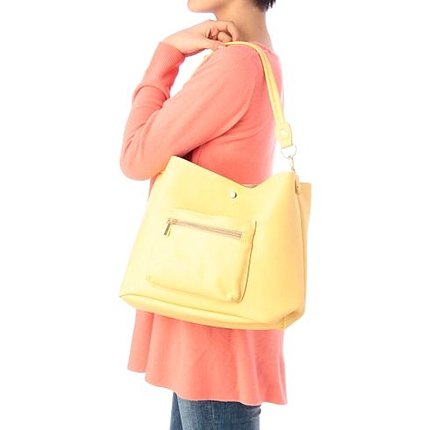 2WAYフロントファスナーワンショルダーバッグ