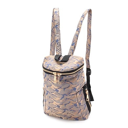 カモフラージュ柄ラウンドデイパック