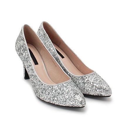 グリッターパンプス