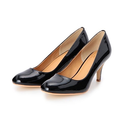 ラウンドトゥハイヒールパンプス