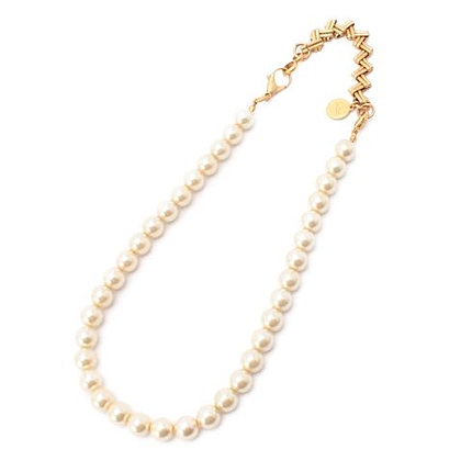 Soierie パールビーズネックレス