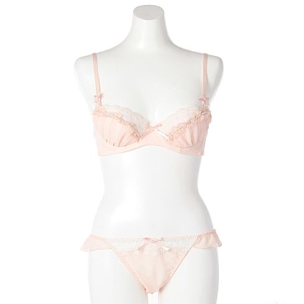 SAYAKA(サヤカ) パールプリーツ ブラ&ショーツ