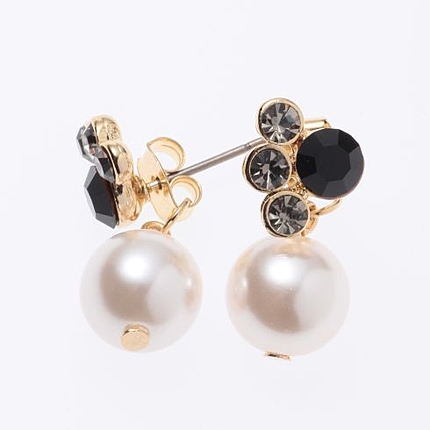 ストーンユラパールキャッチピアス