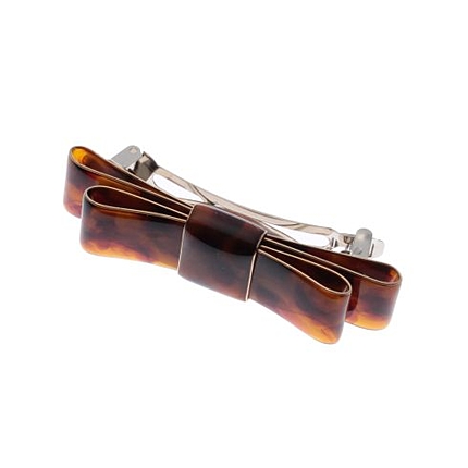 べっこう調リボンバレッタ