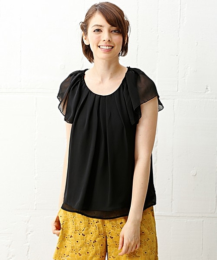 ヴィンテージシフォンブラウス