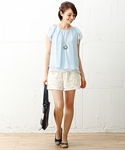 ヴィンテージシフォンブラウス