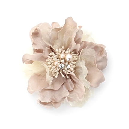 ビジューミックスフラワーコサージュ