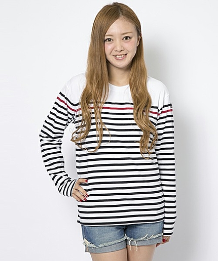 【mini3月号掲載】BASIC BORDER L/S TOP