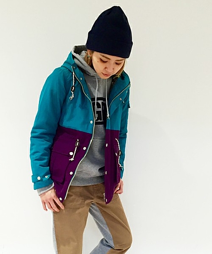 X-girl×FIDELITY DECK PARKA