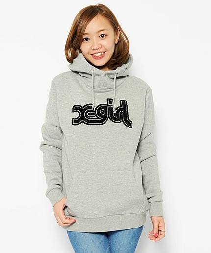 PILE LOGO SWEAT BIG HOODIE