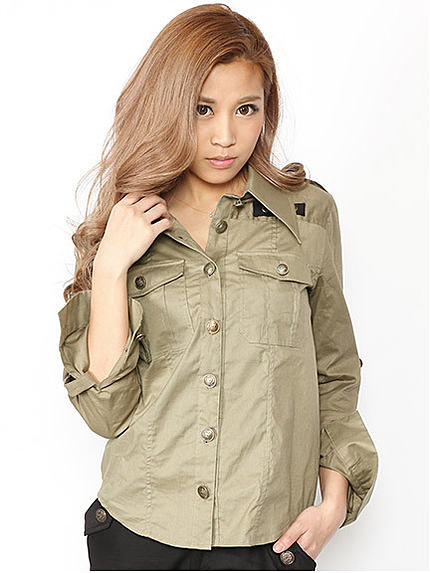 ミリタリーシャツ