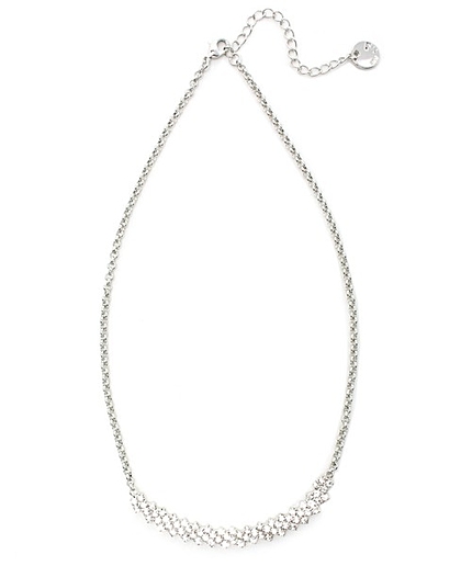 ラウンドビジューネックレス