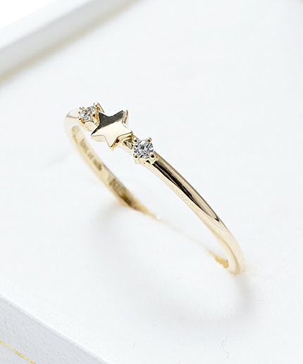 X-girl LOVE BY e.m. GOLD RING