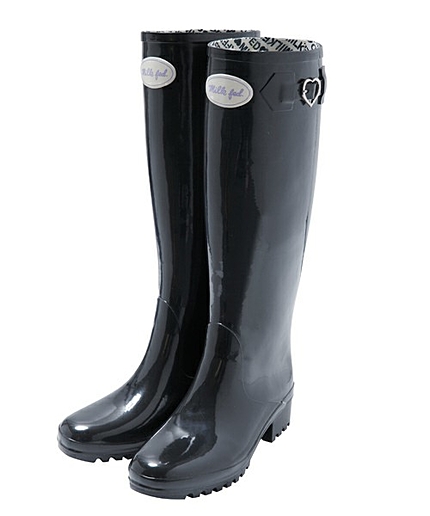 HEART BUCKLE RAIN BOOTS　（レインブーツ/ハート/梅雨）