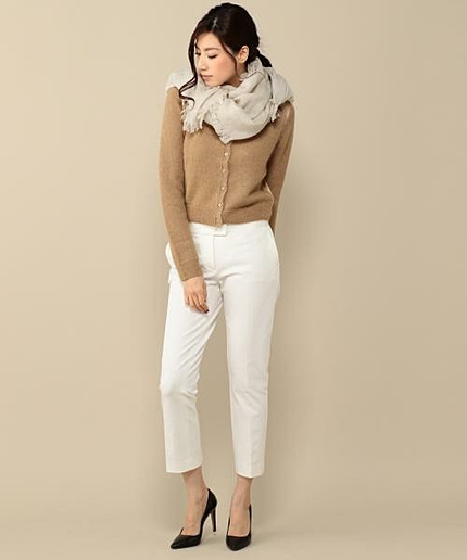 GARBADINESTRETCHQUEENクロップドパンツ