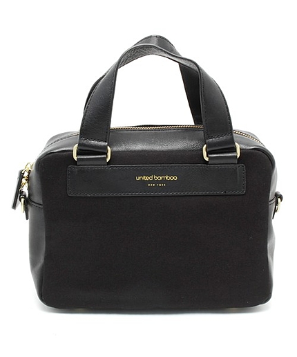 キャンバスパラフィン加工ミニボストンバッグ