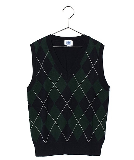 【SCHOOL】ＡＣニットアーガイルベスト