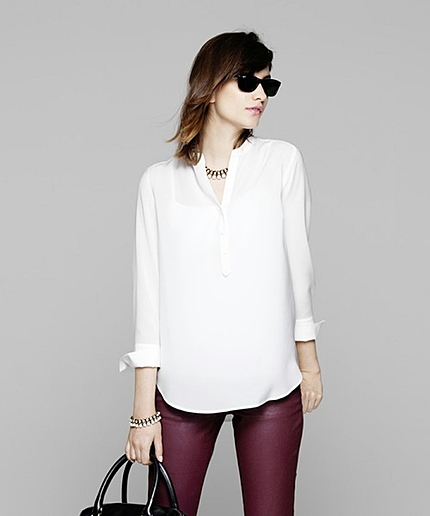 トリアセシルキーデシンブラウス